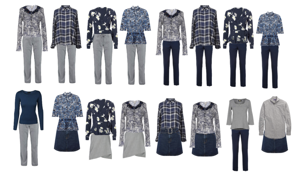 Calm capsule wardrobe expanded