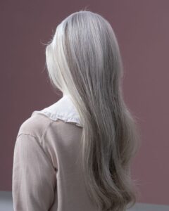 fabulous long gray hair